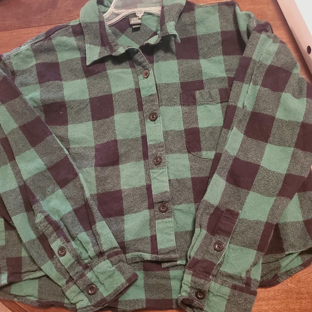 Junior's Green Flannel